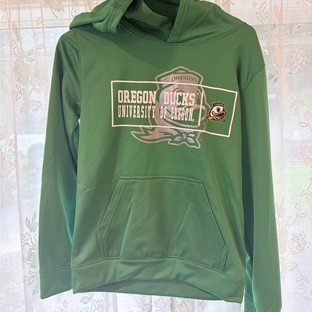 Youth Oregon Ducks University of Oregon Green Hoodie with tags